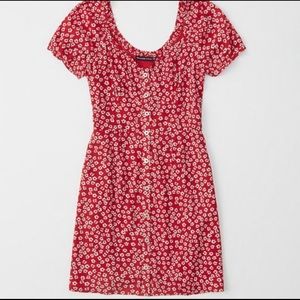 Abercrombie Red & White XL Dress